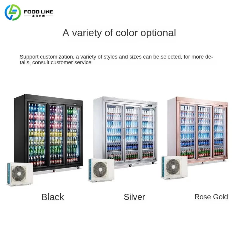 Customized Double Door Flower Display Cabinet Floral Showcase Wholesale MOQ 2 Tempered Glass Fresh Flower Refrigerated Fridge