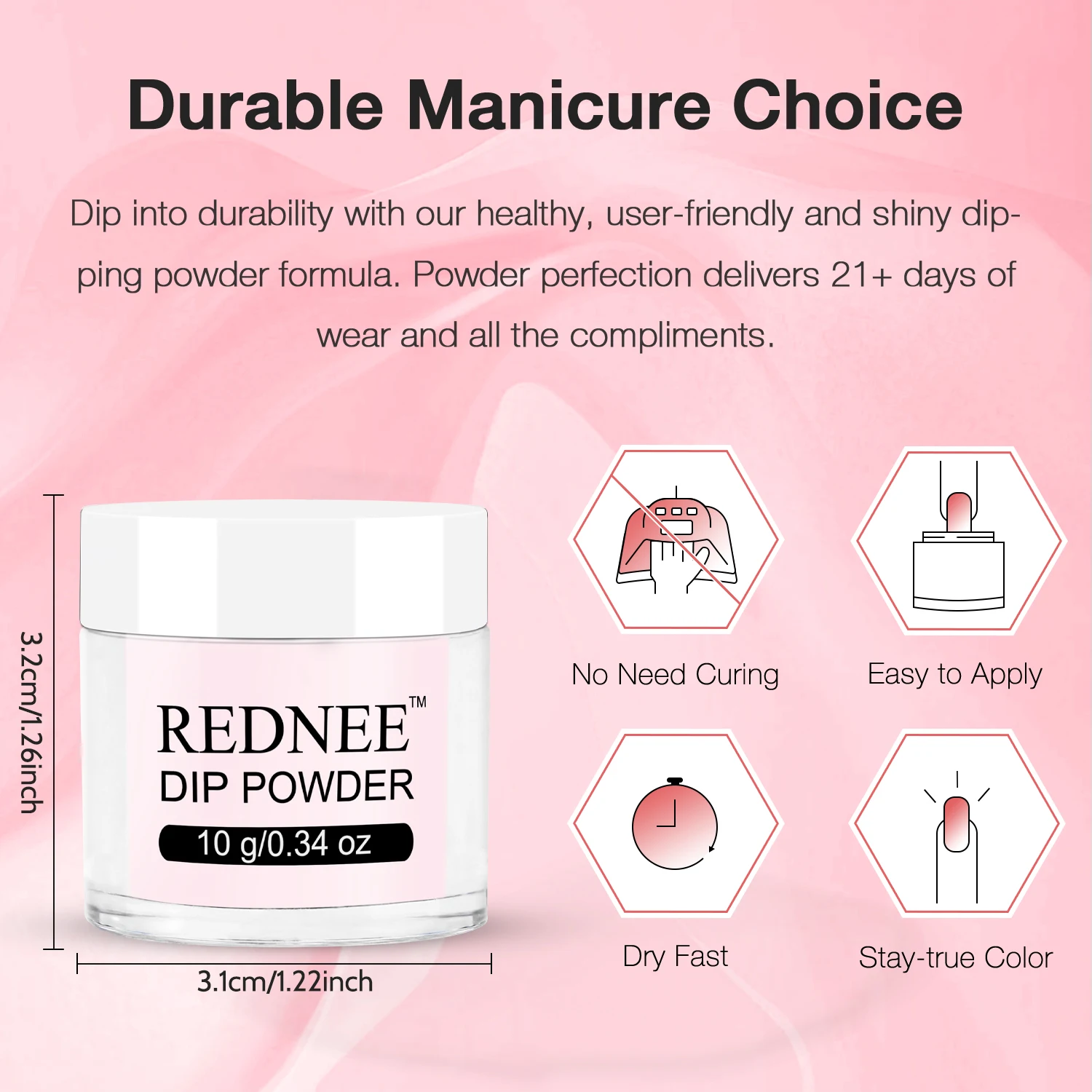 12 لونًا من مسحوق الغمس وقاعدة منشط المعطف العلوي والأدوات الأساسية للمبتدئين بتصميم فن الأظافر هدايا النساء #4