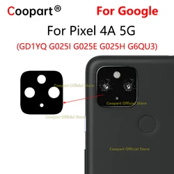 Coopart New Back Camera Lens For Google Pixel 4a 5G GD1YQ G025I G025E G025H G6QU3 Rear Camera Glass Cover with Adhesive Sticker