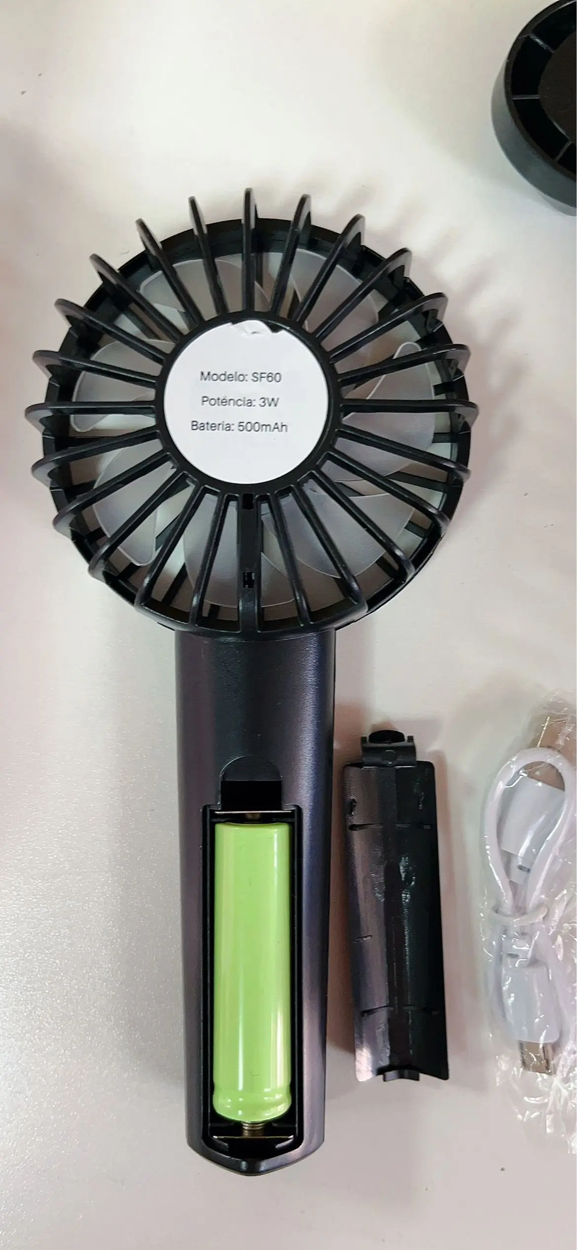 YOYOPIN USB مروحة يدوية صغيرة قوية الرياح محمولة وهادئة قابلة لإعادة الشحن لمراوح تبريد الجيب الصغيرة لمكتب الطلاب