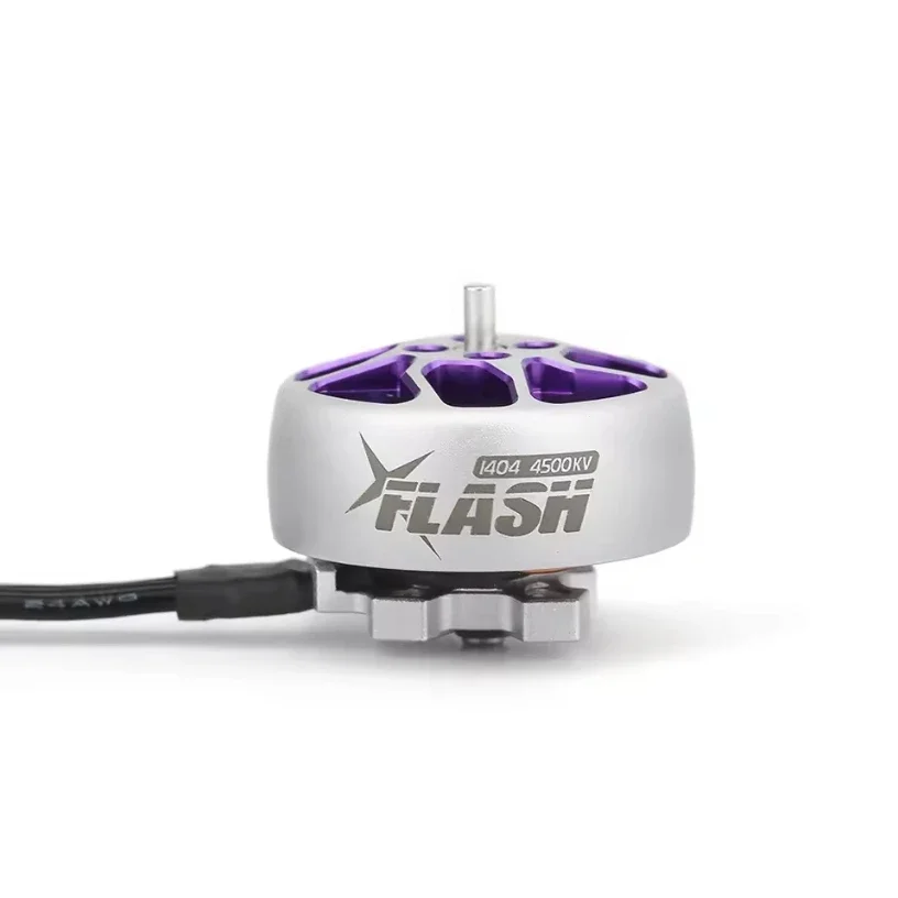4 Uds FlyFishRC Flash 1404 4500KV Motor sin escobillas 2 ~ 4S eje de 2mm para RC Dron de carreras con visión en primera persona Quadcopter
