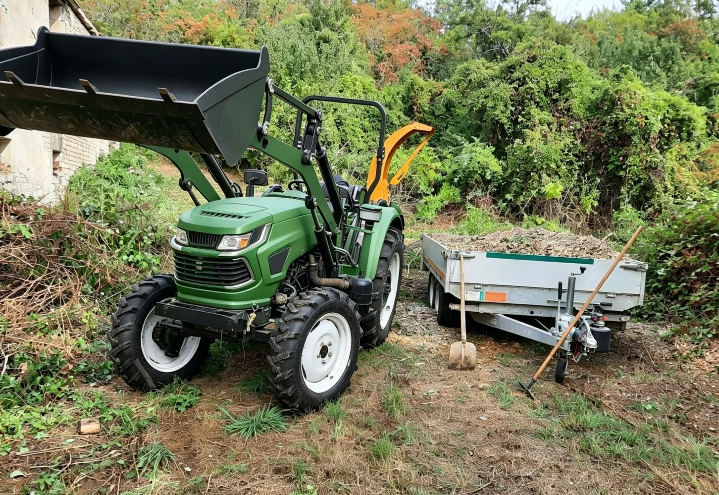 70HP Wheel Farm Tractor with Flexible Operation for Complex Terrain