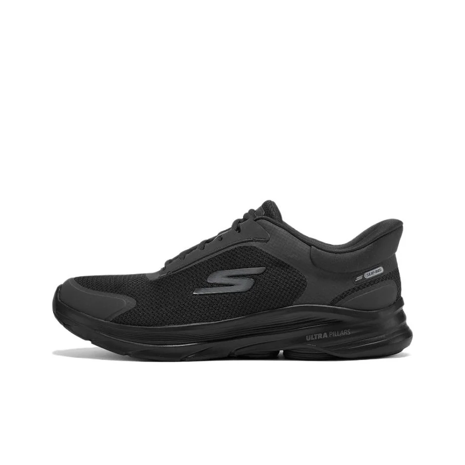 Skechers Go Walk 8 Breathable Low top Casual Shoes Men's Black 216776-BBK