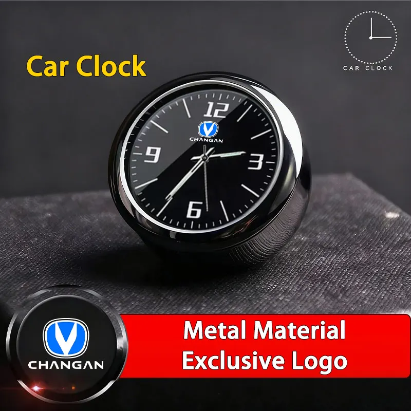 Car Clock Luminous Min Digital Watch Mechanics Quartz Clocks Car Clock Air Clip For ChangAn UNIK UniV CS75 CS85 Alsvin Deepal