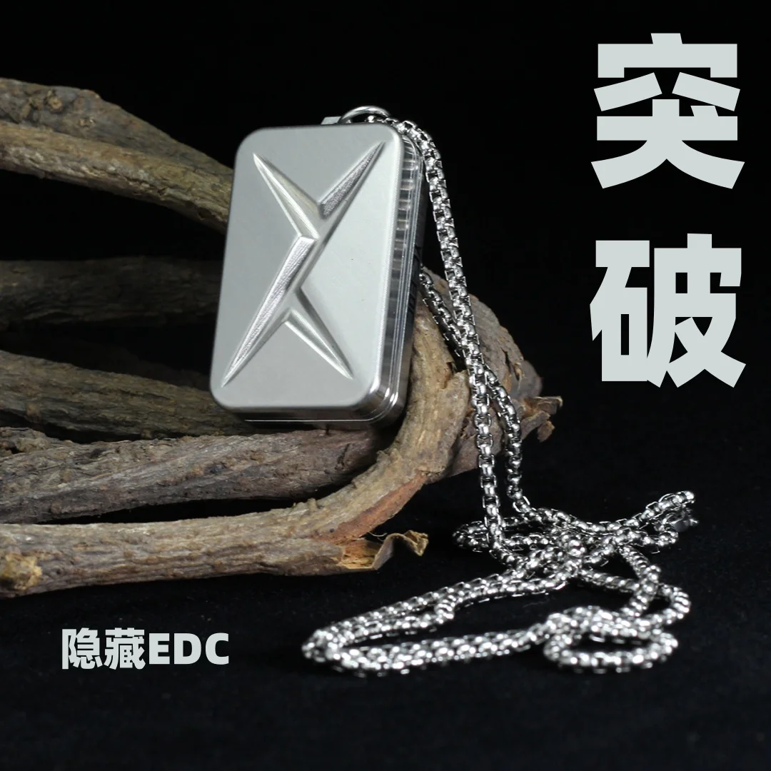 اختراق غير محدود EDC الميكانيكية سبائك التيتانيوم معدن الإصبع دفع بطاقة الضغط سطح المكتب لعبة هدية #5