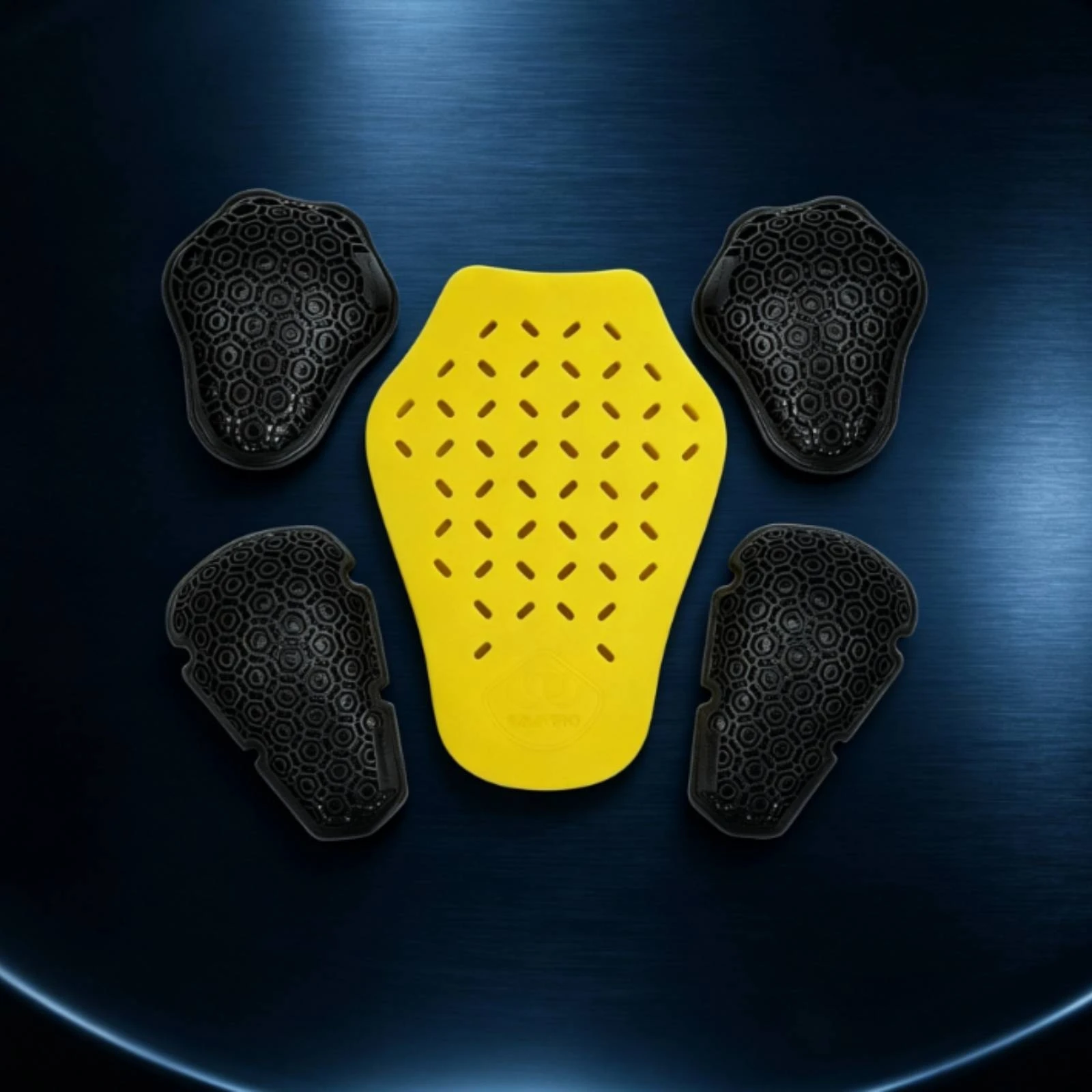 Lightweight Motorcycle Armor Inserts Shock Absorbing Slim Ergonomic Protector Pads for Riding Jacket Pockets view 6