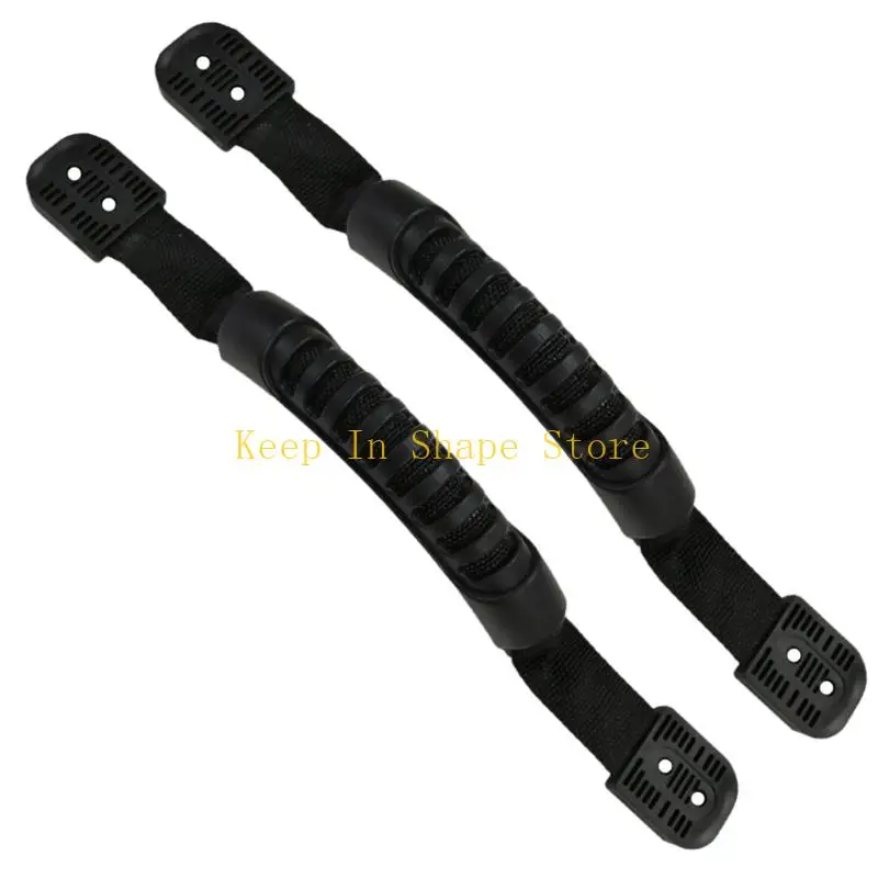 U1JC 2x Kayak Carry Handles, Side Mount Kayak Handles, Kayak Carry Replacement Handles with Plastic Buckle for Kayak Paddle