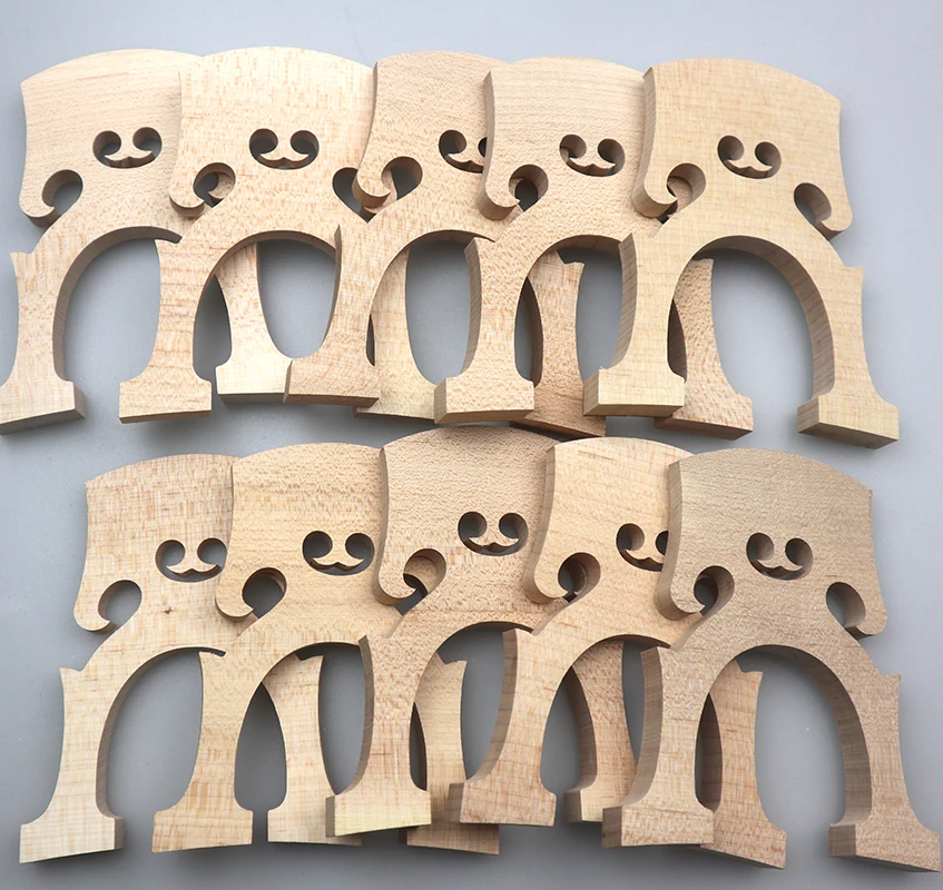 1pcs Maple wood Cello Bridge 4/4 3/4 1/2 1/4 1/8 Size Belgian Type Factory Sale High Grade Cello Accessories