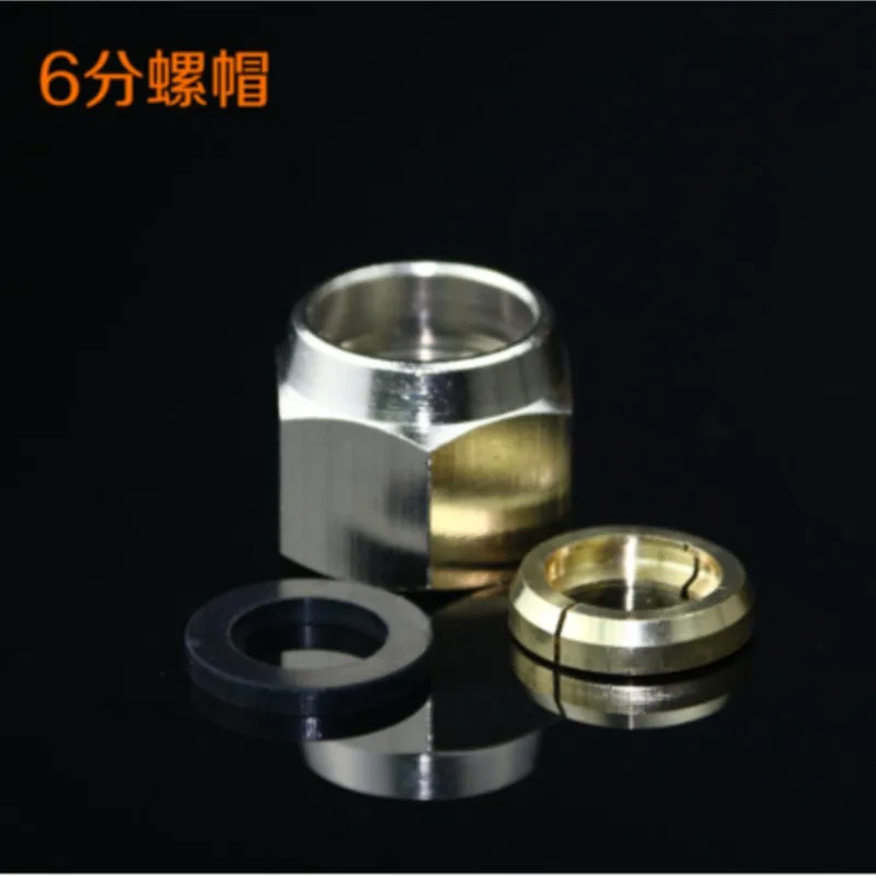 1pc Natural gas gas stainless steel bellows nut joint gas screw joint special nut 1/2