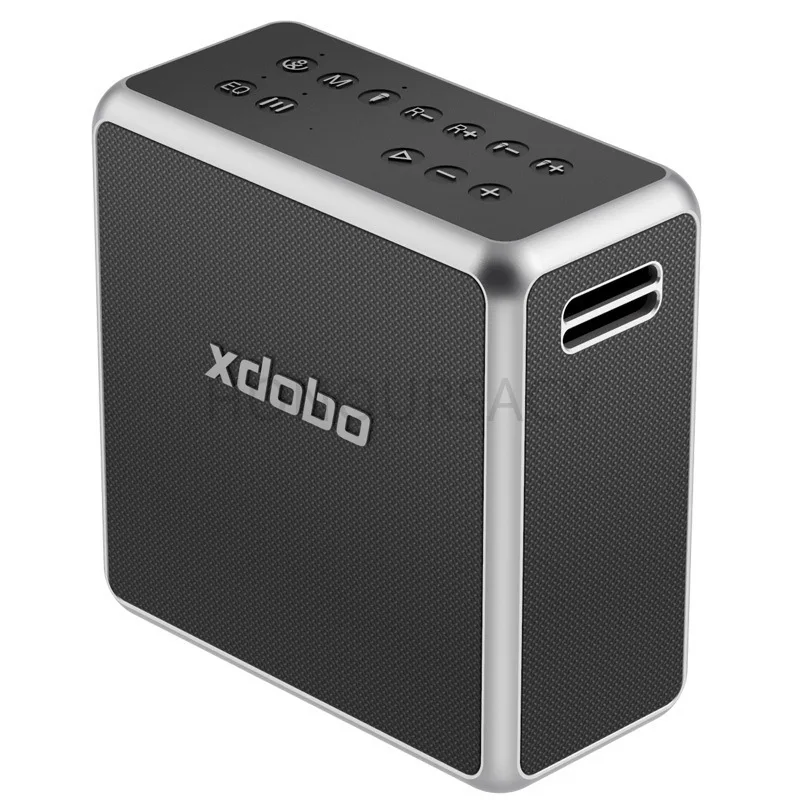 Портативная Bluetooth-колонка XDOBO King Max 140 Вт с 2 беспроводными микрофонами, водонепроницаемость IPX5, 12 часов воспроизведения для караоке-вечеринок