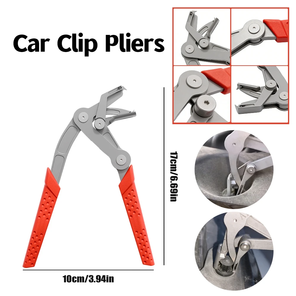 

Car Clip Pliers For Car Door Panel Clips Fastener Removal Pliers 17-4 Stainless Steel Removal Tool for Auto Dashboard Interior