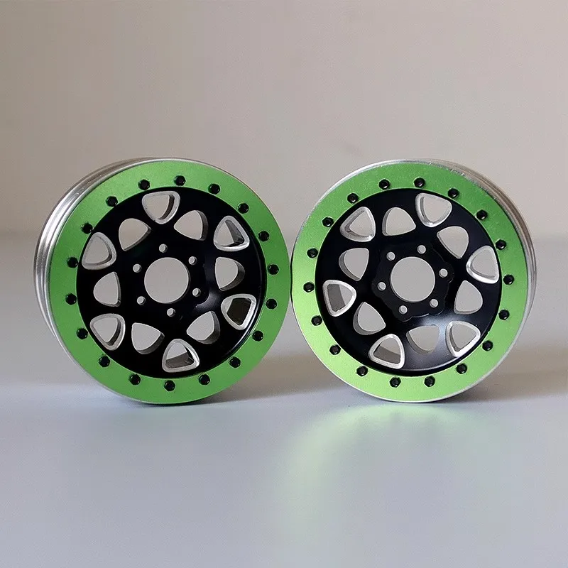 2pcs 2.2‘’ inch Wheel Hub Rims for 1/8 R/C Rock Crawler Buggy koh king of the hammer