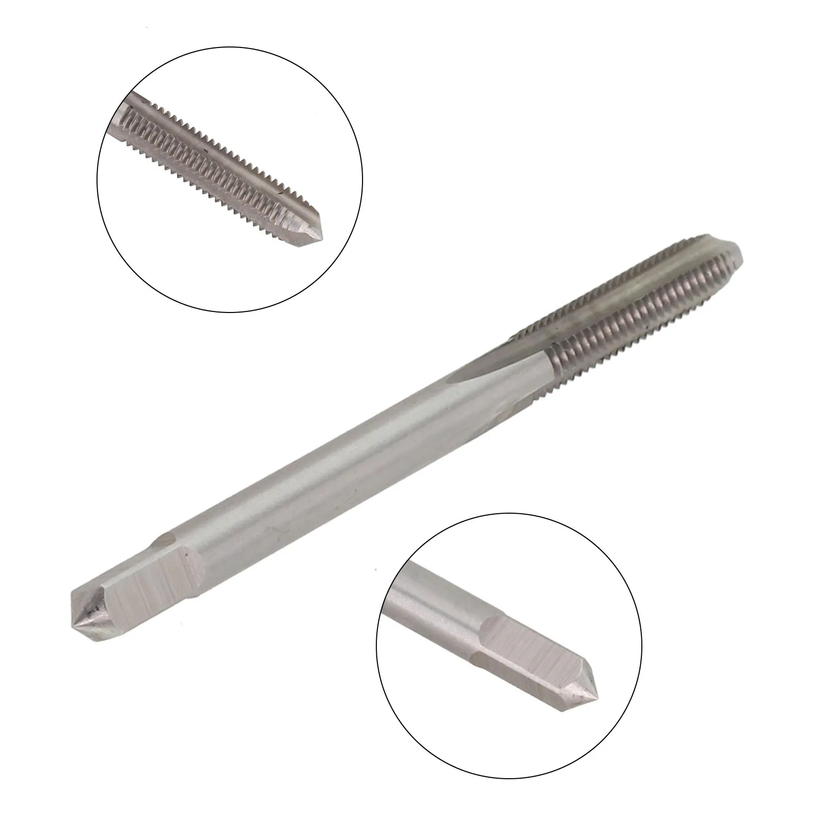 

For Drilling Machines Machine Tap Machining 20mm 0.79 Inches Thread Length Uncoated Tap Wear Resistance 3 Flutes