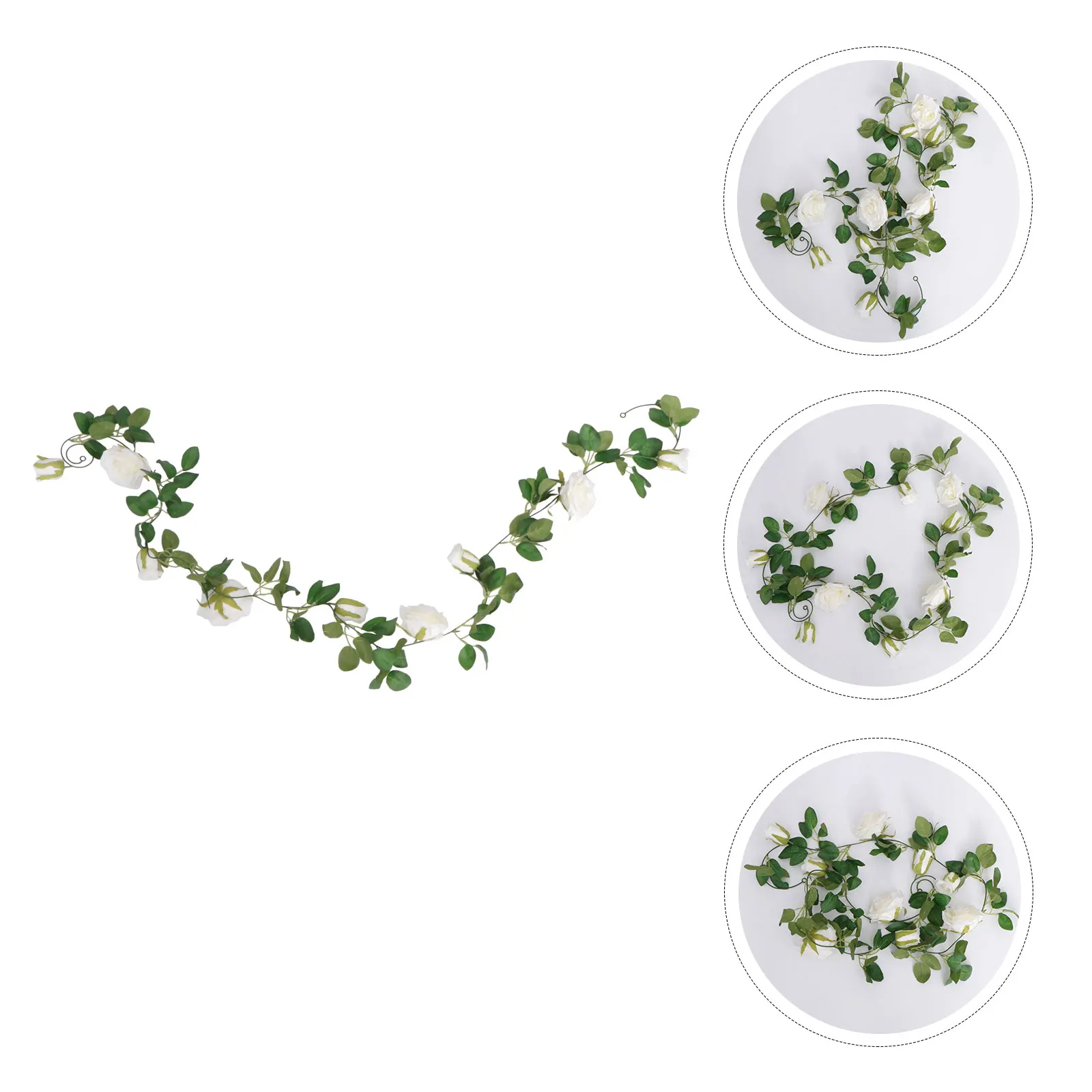 

Premium Artificial Wedding Pink Decorative Vines for Wedding Party Banquet Valentine Decor ElegantRose Vine
