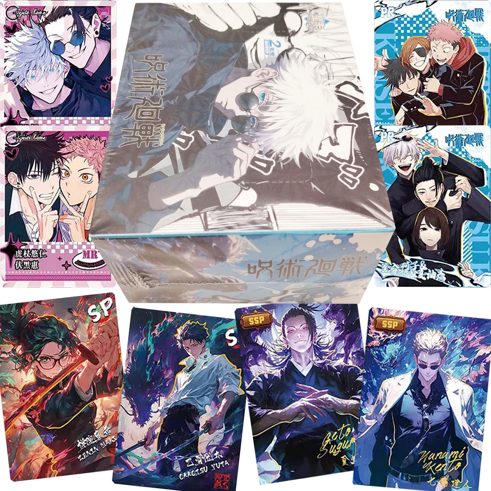 

Коллекционные карточки Jujutsu Kaisen для фанатов: популярные персонажи аниме — Итадори Юдзи, Годжо Сатору. Классические, крутые, эксклюзивные карточки с навыками. Подарок.