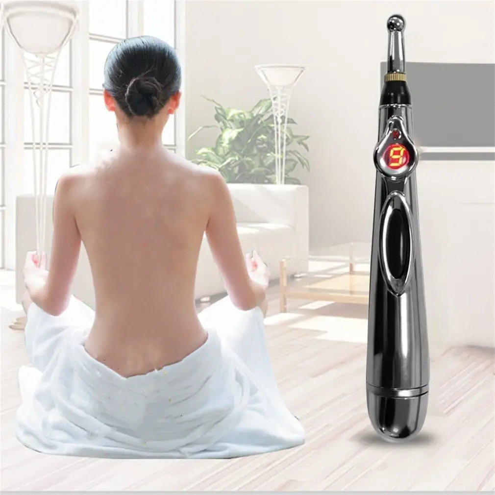 Adult Games Electronic Acupuncture Pen Monitor Meridians Magnet Therapy Electric Shock Sex Toys For Women Massager