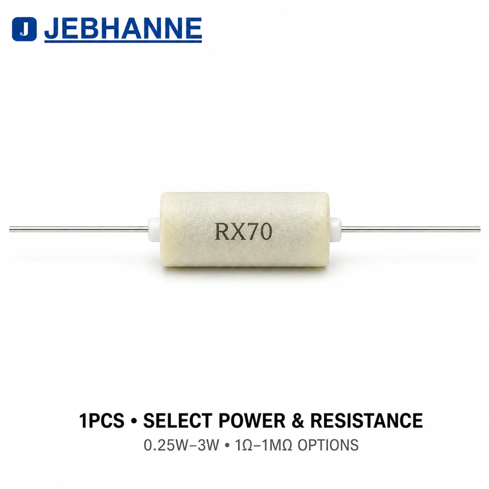 1PCS RX70 Precision Resistor 0.01% Wirewound Low TCR 0.25W 0.5W 1W 2W 3W 1 Ohm-1M Ohm Axial Instrument Calibration Standard