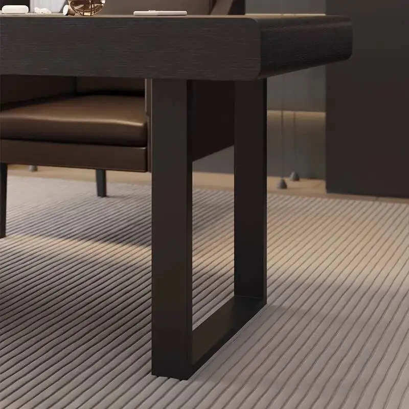 

Desks Office Designer Black Student Modern Luxury Drawers Large Writing Computer Desk Conference Mesa De Trabajo Hotel Furniture