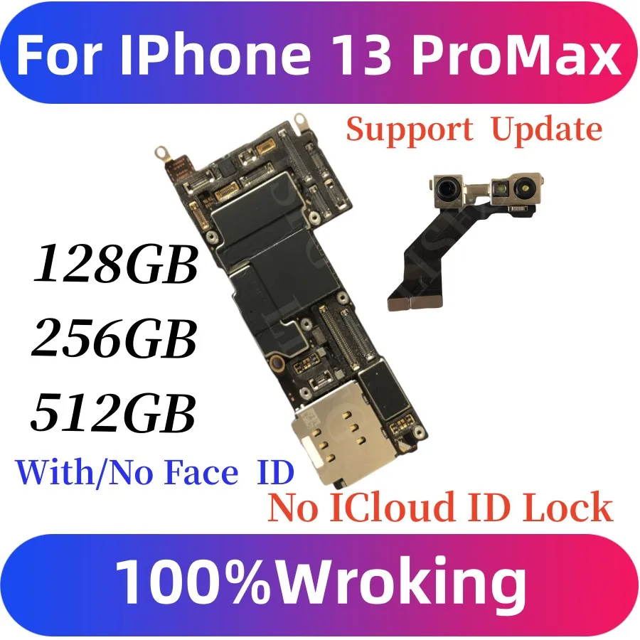 For iPhone13 /13 Pro Unlocked Main Logic Board Face ID Support