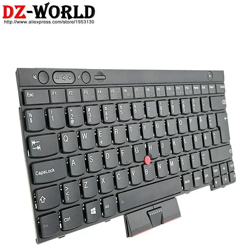 DK duński SE szwedzki FI fiński klawiatura dla Lenovo Thinkpad T430 S T530 W530 X230 i L430 L530 laptopa 04X1341 04X1210 04X1324