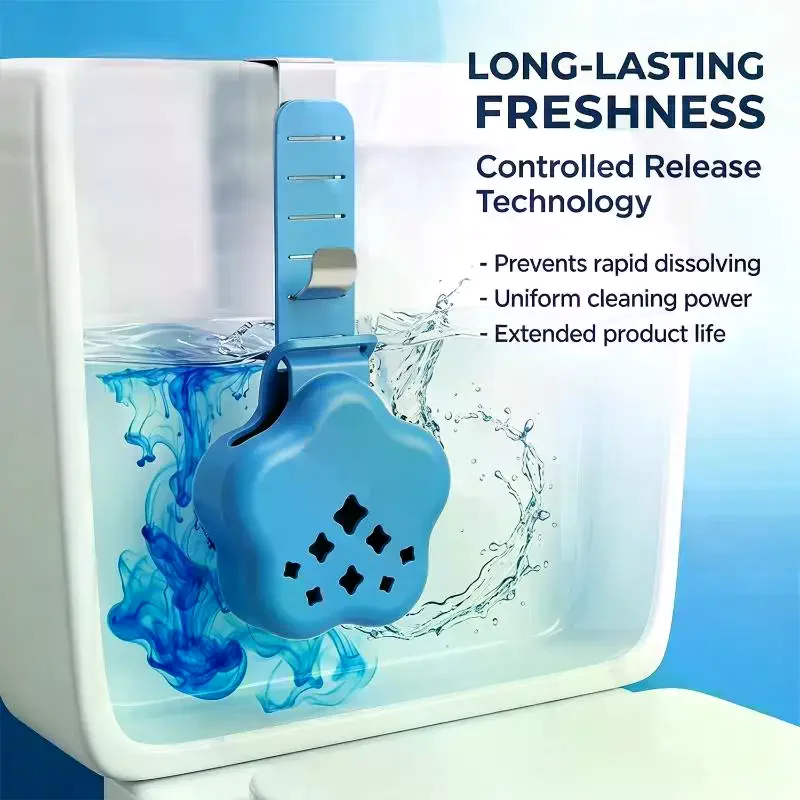 Toilet Tank Tablet Holder Silicone Versatile Bowl Hanging Cleaner Deodorizer Hanger