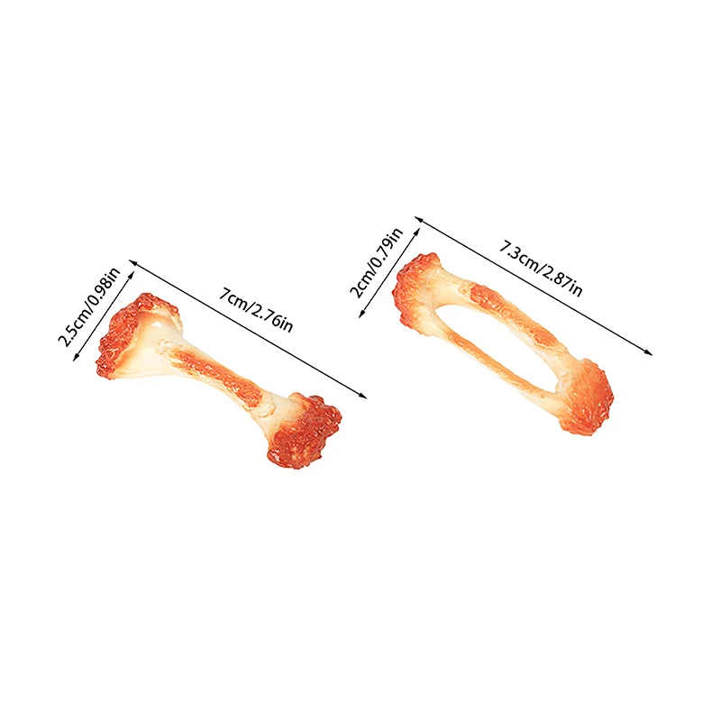 PVC 닭 날개 뼈 참 시뮬레이션 닭 다리 뼈 열쇠 고리 소품, 모조 음식 열쇠 고리 가방 펜던트 장식, 귀여운 선물