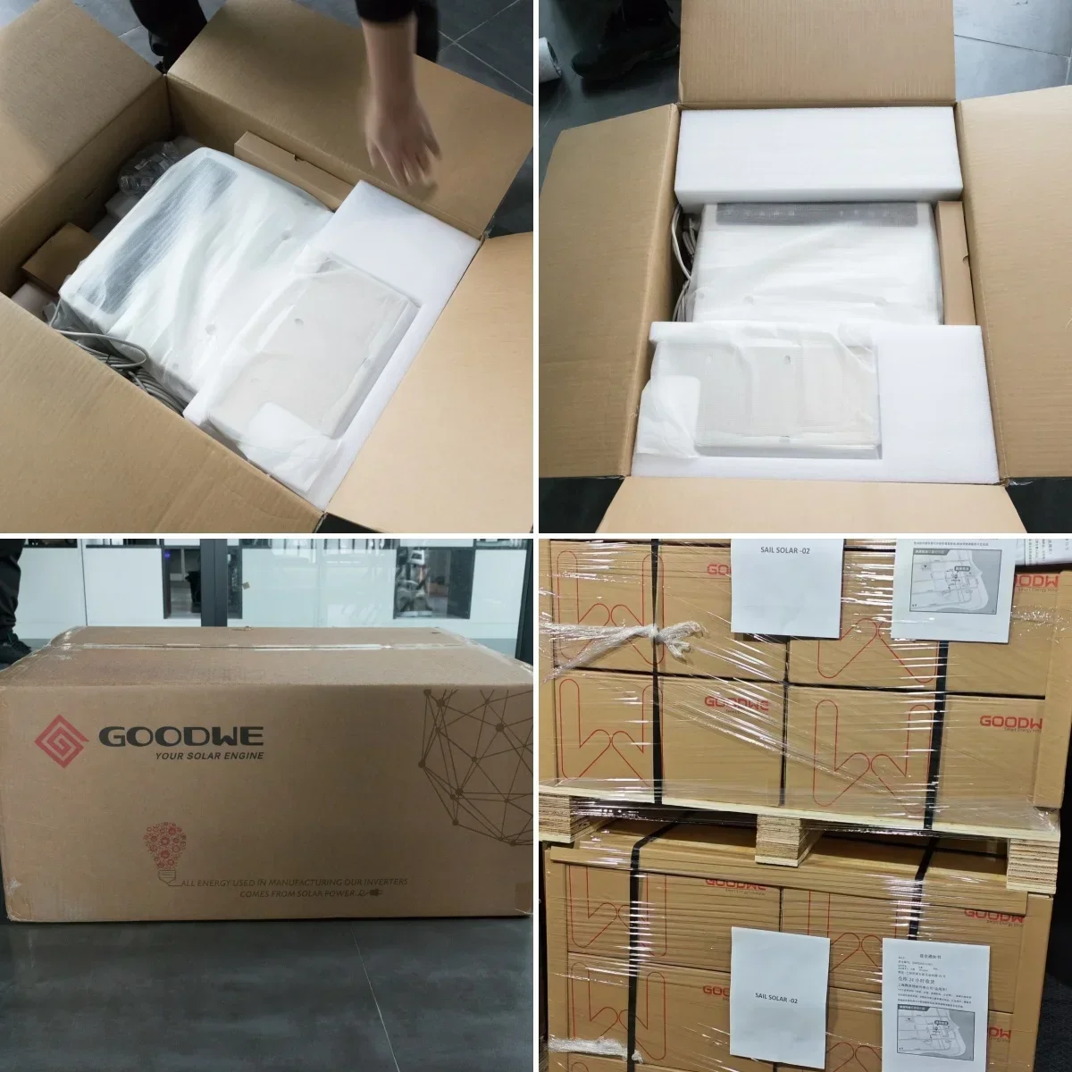 Inverter Hybrid Tiga Fasa Goodwe GW50K-ET-10 50KW Efisiensi Tinggi untuk Sistem Tenaga Surya