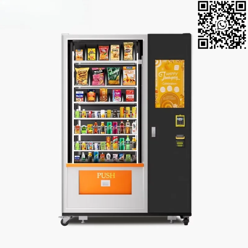 

Индивидуальный торговый автомат OEM/ODM оптом для продажи замороженных напитков, закусок, горячей еды и чипсов с оплатой по кредитной карте