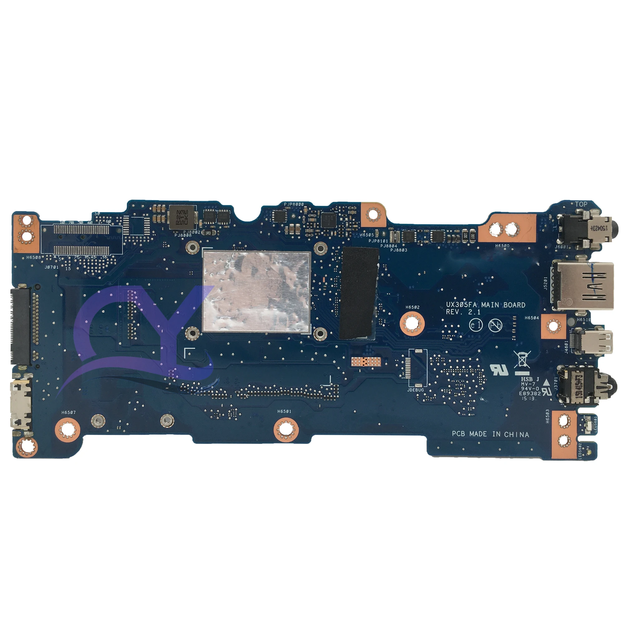 Imagem -02 - Placa-mãe do Portátil para Asus Ux305fa Ux305 Ux305f M5y10 5y10c M-5y70 5y71 Cpu Uma Ram 4g 8g 100 Teste Bem