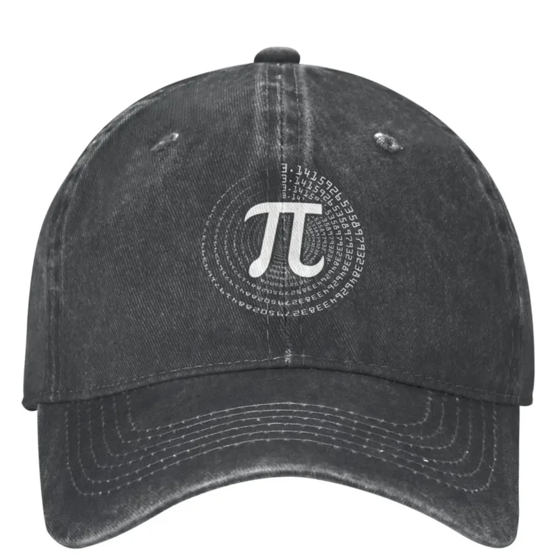 Pi Day 2023 Celebration Spiral Pi Symbol 3.14 Casual Baseball Cap Tennis Skate Trucker Hat Female Male y2k Cute Snapback Cap