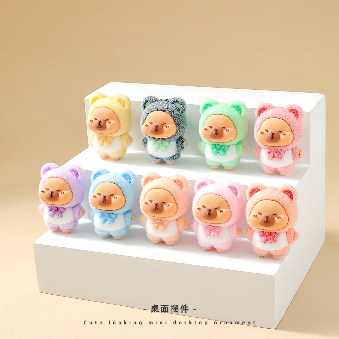 1/9pcs Capybara 인형 장식 Capibala 피규어 홈 오피스 Accessorie 데스크 장식 자동차 장식을위한 선물