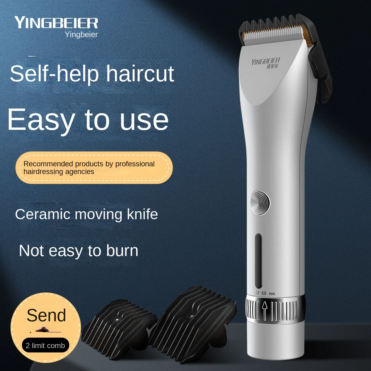 Hair Trimmers Electric Hair Cutting Machine Hair Clipper Rechargeable Man Shaver Trimmer For Men's Barber Professional Hot Sale