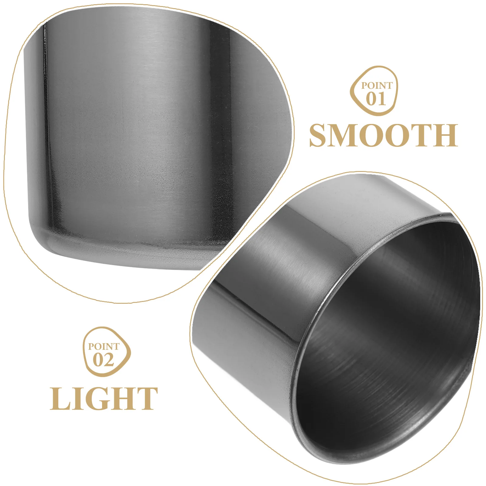 

Stainless Steel Rice Measuring Cup 150Ml Reusable Kitchen Measuring Holder For Rice Flour Beans Corn Container Household Use