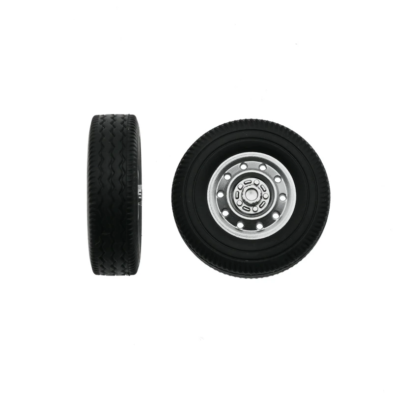 4Pcs Rubber Wheel Tire Tyre For WPL D12 Mini 1/16 RC Drift Truck Car Spare Parts Accessories