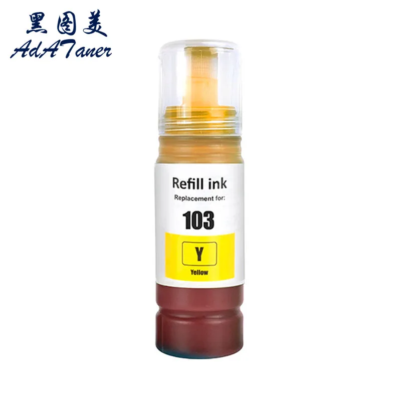 103 Compatible Bottle Water Based Refill Tinta Ink for Epson EcoTank L3252 L3100 L3110 L3150 L3111 L1110 L3151‎ L3156 Printer