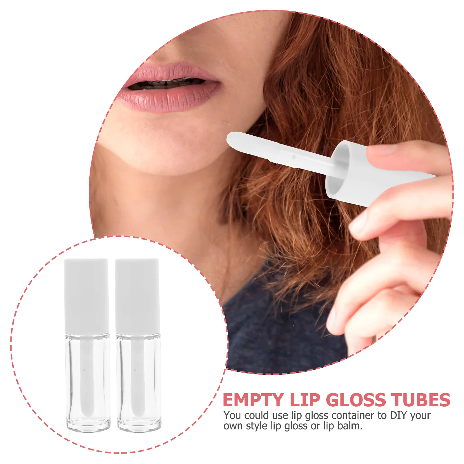 15 stks Lipgloss Buizen Hervulbare Lege Clear Lippenbalsem Containers Met Wand Voor Diy Reizen Lekvrije Kleine Formaat Make-up Tool