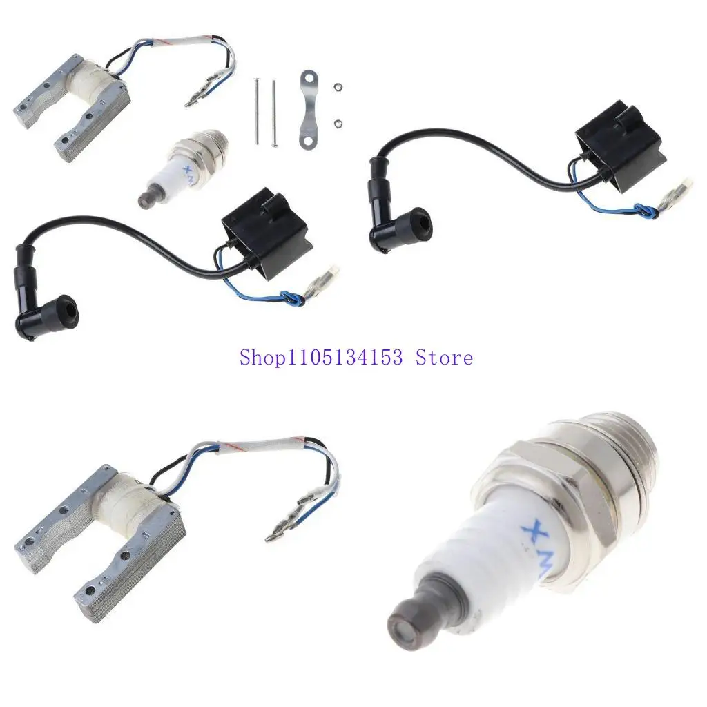 

hg89 Stator Ignition Coil Alternator CDI for Motorized 49cc 66cc 80cc Engine