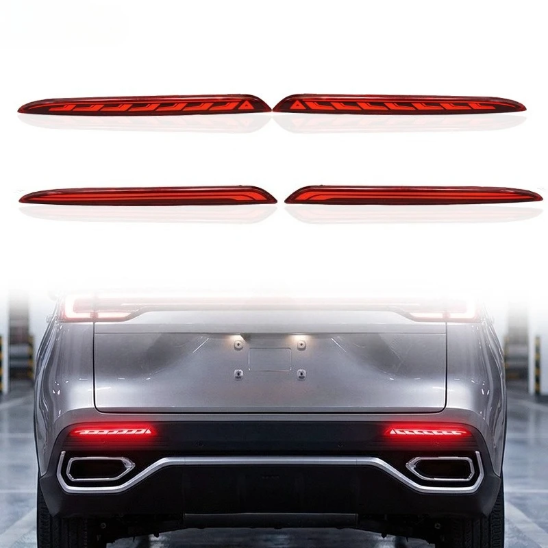 

For 4th Generation Changan CS55 Plus 2025 2026 Rear Bumper Light Dedicated Modified LED Brake Light Reflector Accessories