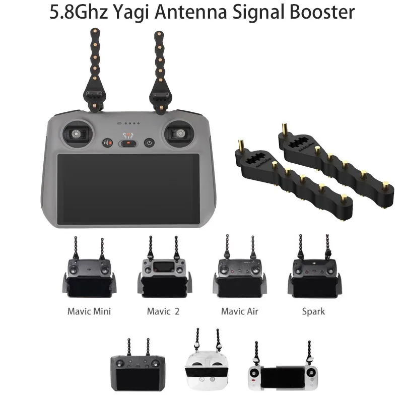 Antenna Range Extender for DJI RC 2/RC Pro Control Signal Booster For DJI Mini 4 PRO/Air 3/Mavic 3/3 Pro/X8 SE/Mini SE Drone