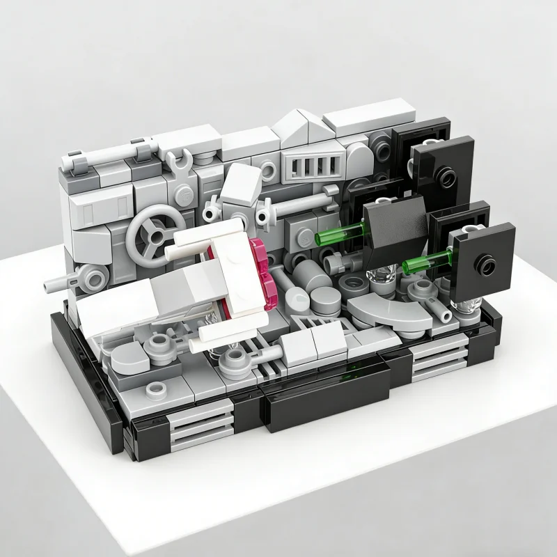 

Мини-набор для сборки MOC «Пробежка по траншейному туннелю», компактная модель научно-фантастической галактической битвы для взрослых коллекционеров и для демонстрации на рабочем столе