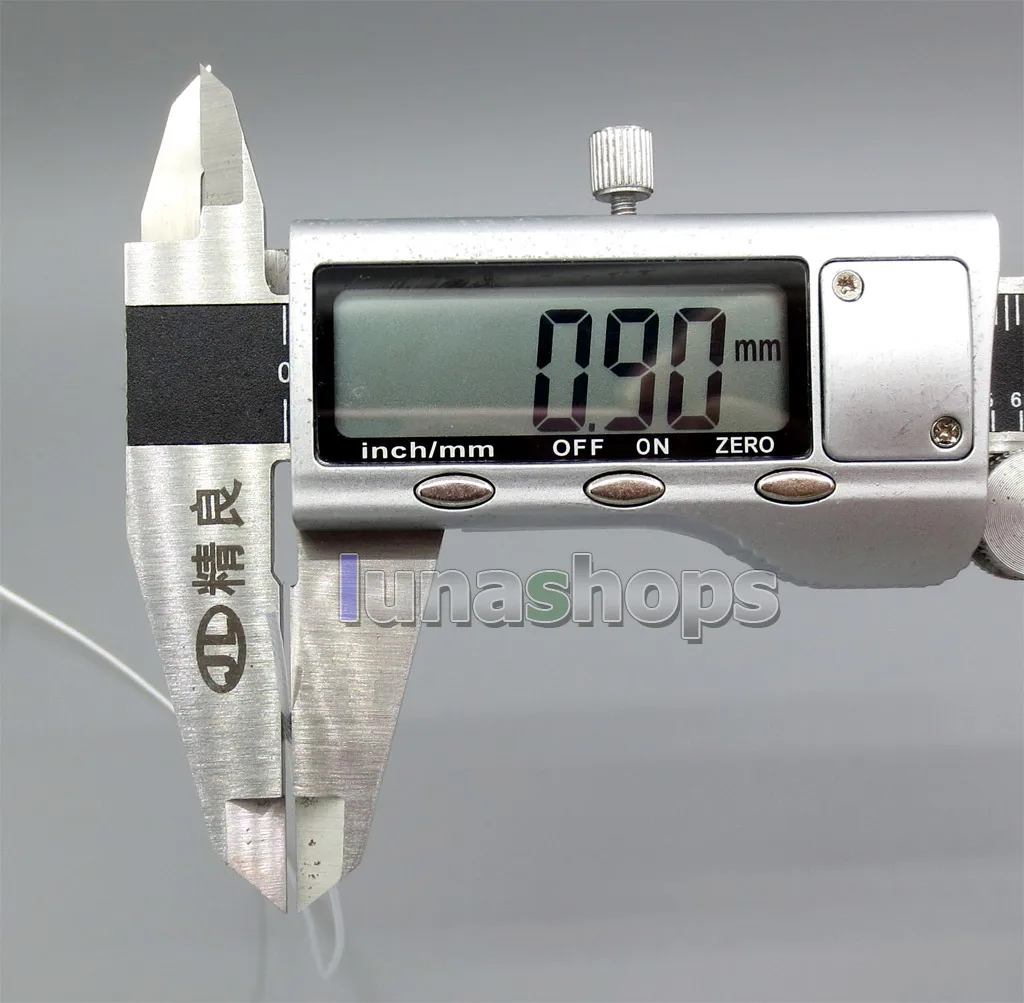 LN005476 0ohm-100ohm الفضة OCC 3.5 مللي متر قابل للتعديل المقاوم كابل 8*100*0.05 ل Etymotic ER4 JH24 Roxanne الخ