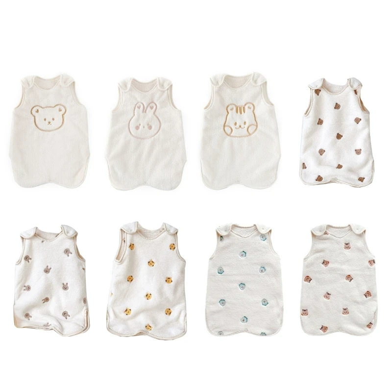 

New Infant Flannel Sleepsack Vest Warm Wearable Blanket for Daily Home Travel