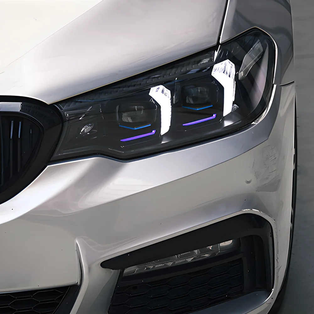 

For BMW 5 Series G30 2018-2020 Headlights Assembly Upgrade LED Lens Flashing Turn Signal Light Plug and Play High Quality
