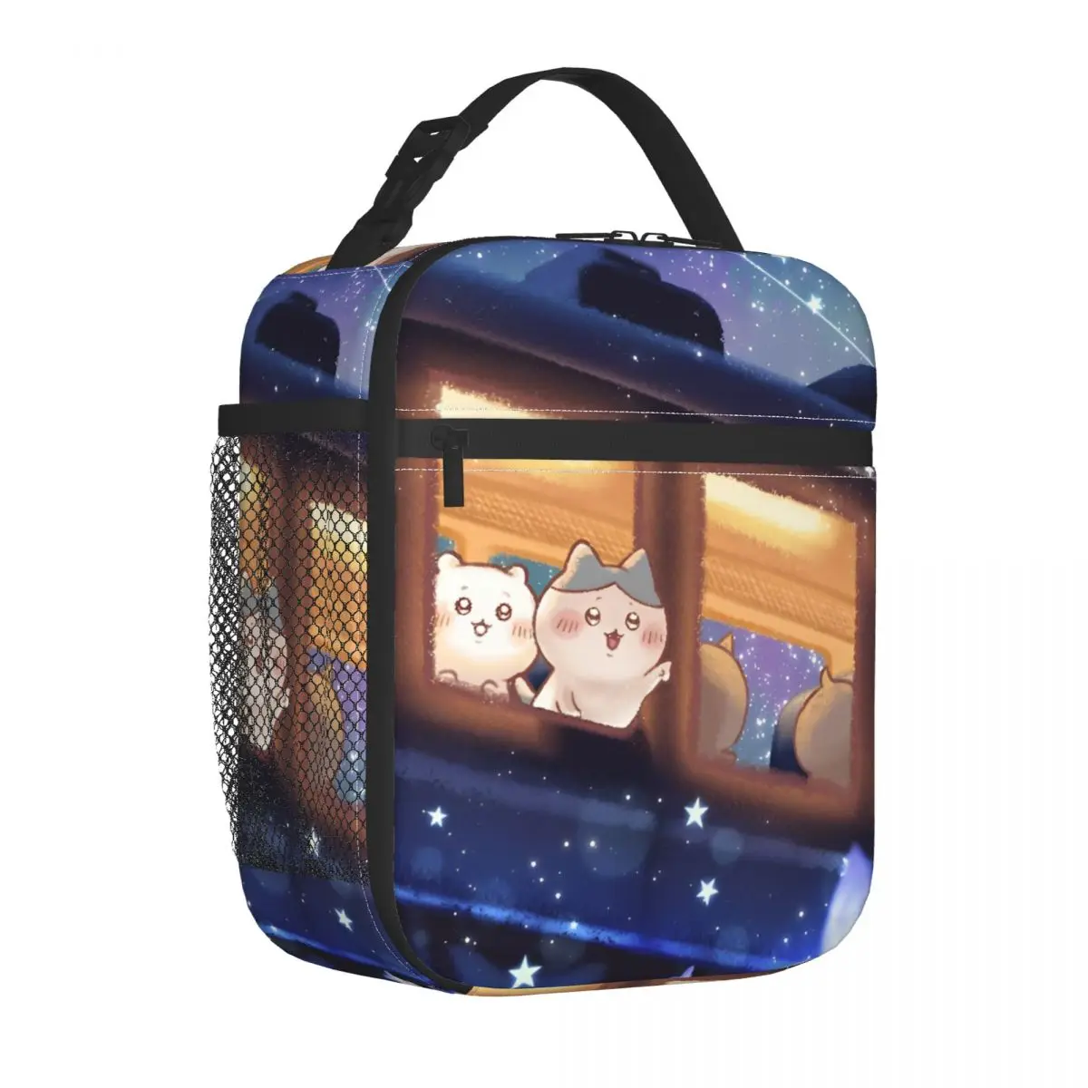 

Chiikawa Momonga Hachiware Insulated Lunch Bags Thermal Bag Meal Container Kawaii Cartoon Lunch Box Tote Girl Boy College Travel
