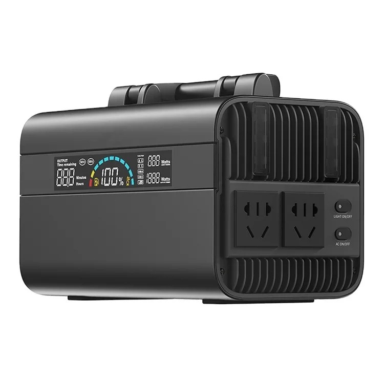 

Hot Selling 600W 550Wh Camping Power Supply With DC AC USB Type-C Universal Power Equipment Backup Solar Generator