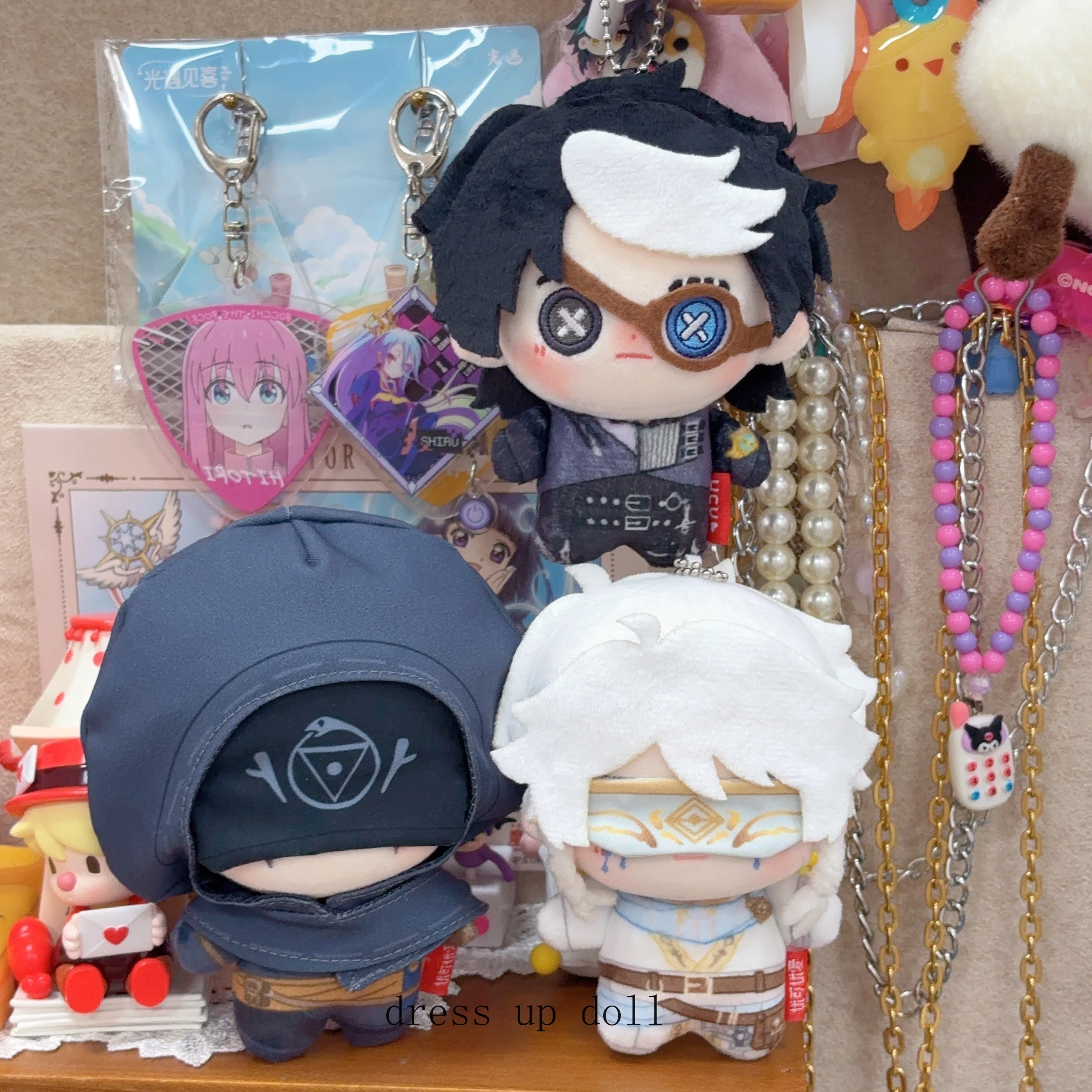 10cm Eli Clark Seer Attributes Doll Game Identity Ⅴ Cartoon Plush Print Starfish Body Pendant Original Toy Figures Gifts