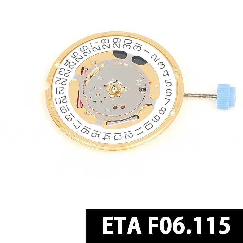 Swiss ETA F06.115 Replaces F06.111 Quartz Movement Date At 3 F06111 Watch Movement Replacement Parts