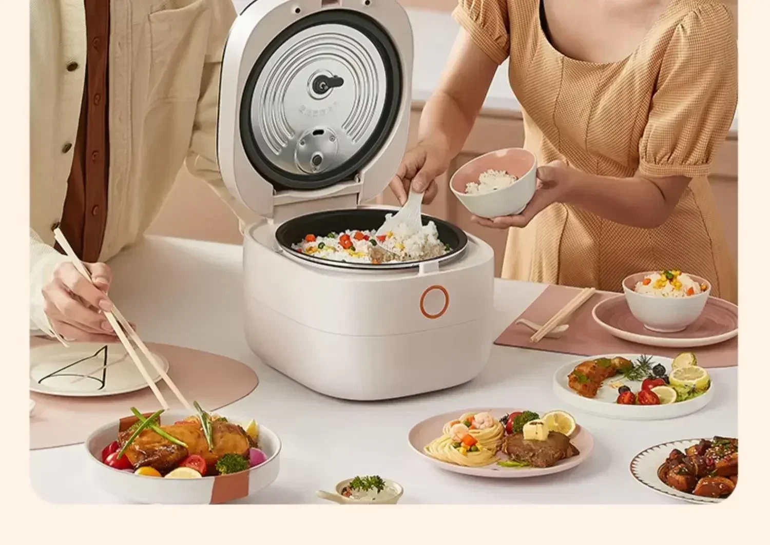 Smart Firewood Cooking Non-stick Rice Cooker Jouyang Multi-function Rice Cooker Household Noodle Cooker