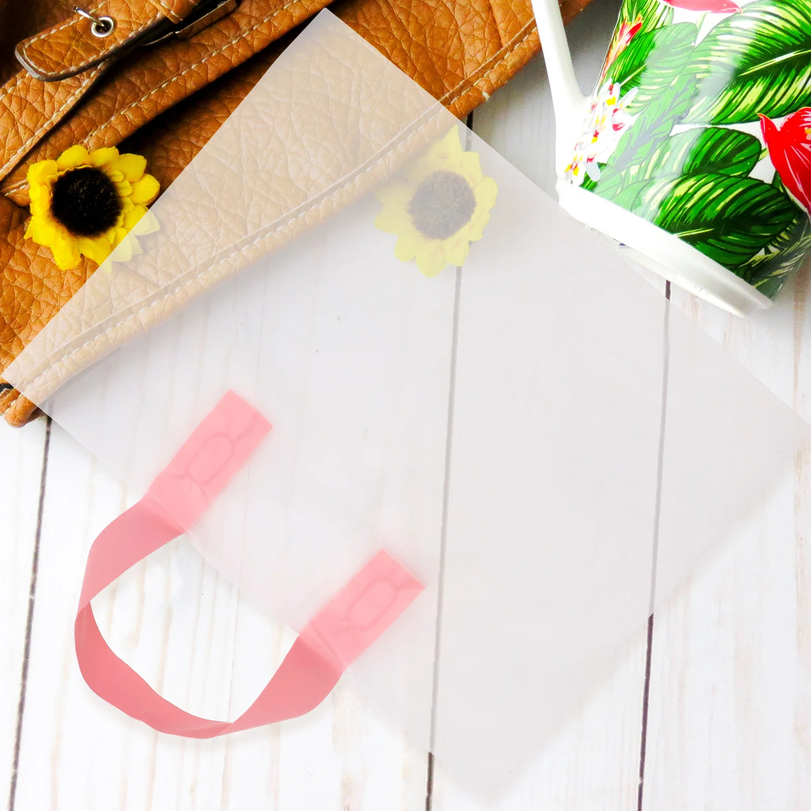 

50Pcs Durable Foldable Grocery Bag Large Capacity Shopping Tote Portable Reusable Pouch Hanging Storage Bags Grocery Bag