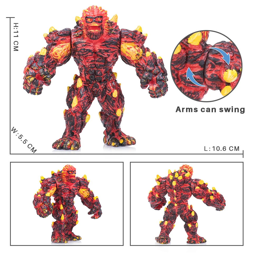 Original Savage 3D Magic Dragon Mythos Drache Tiere Modell Feuer Bull Octopus Monster Krabbe Action-figuren Kinder Sammlung Spielzeug Geschenk – Detail 10